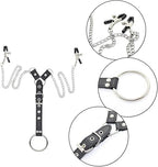 SensationBalance BDSM Nipple Clamps Penis Cage