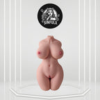 VividEve 36lbs Life-Size Full Body Torso Sex Doll with 3-Entry Play