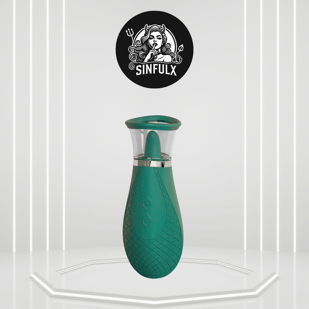 TingleBreeze Clitoral Sucker with Licking Tongue