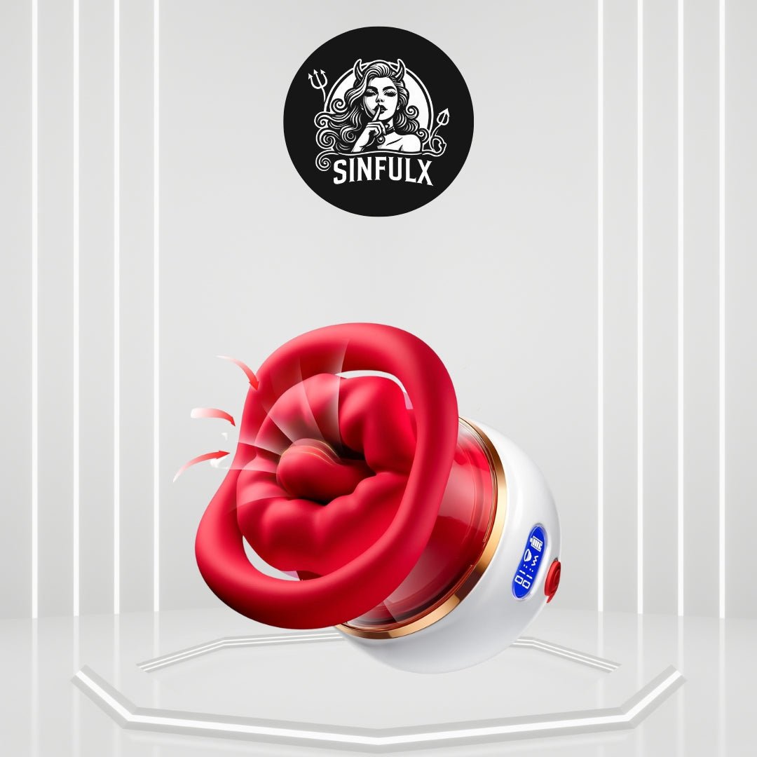 KissWhirl Mouth Sucking Tongue Vibrator