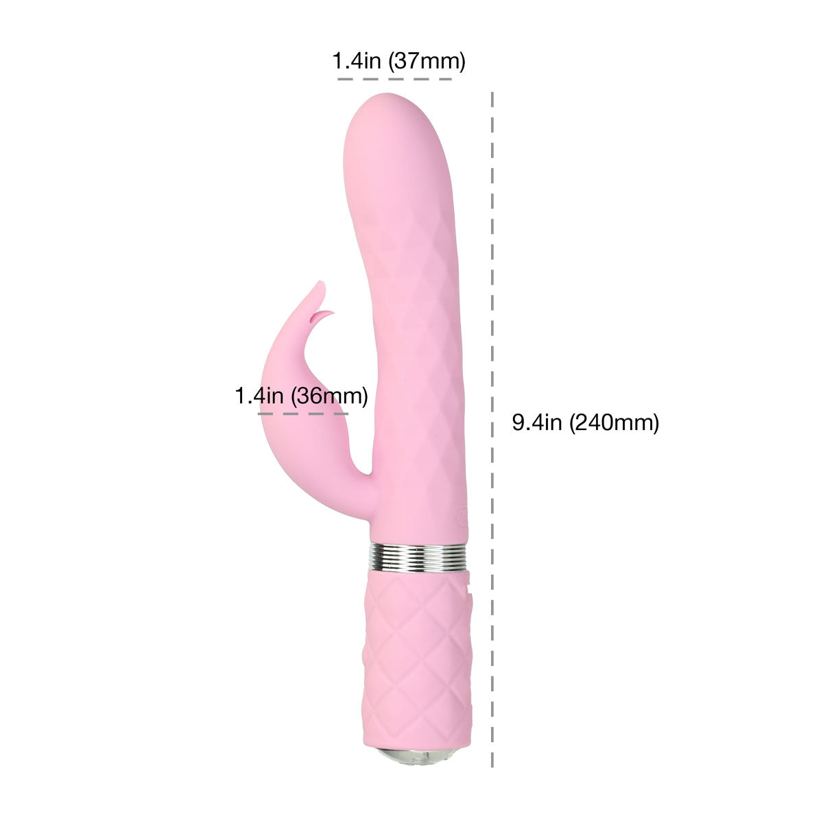 Pillow Talk Lively Rabbit Vibrator - Pink
