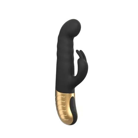 G-Stormer Thrusting G Spot Rabbit - Black/Gold