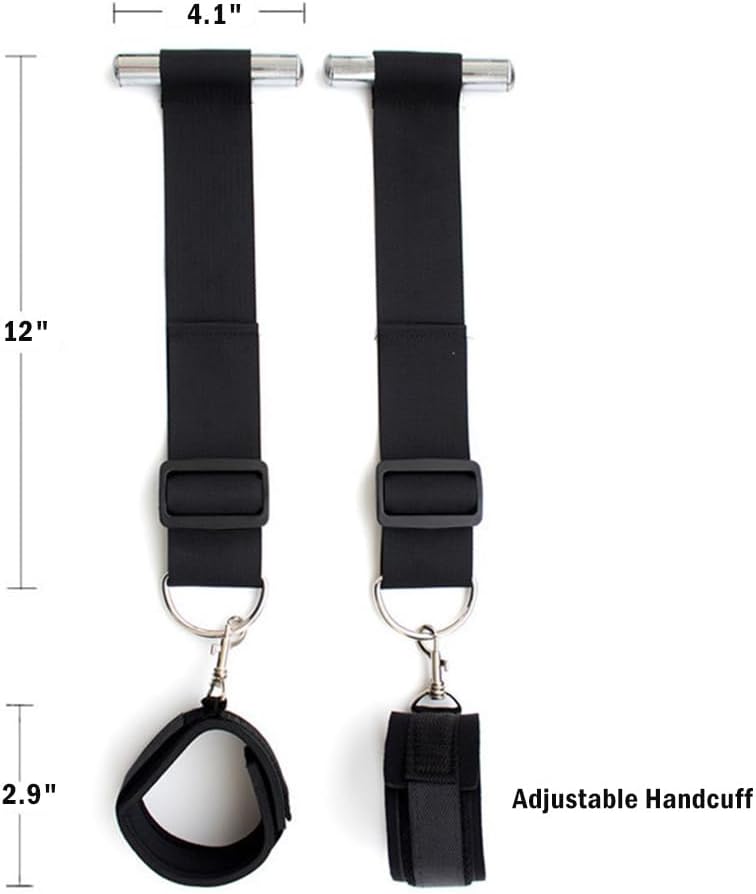 EuphoriaVine Door Hanging Swing Straps | Portable BDSM Bondage Restraints