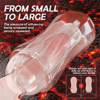ClearGrip Spiral Suction Transparent Stroker
