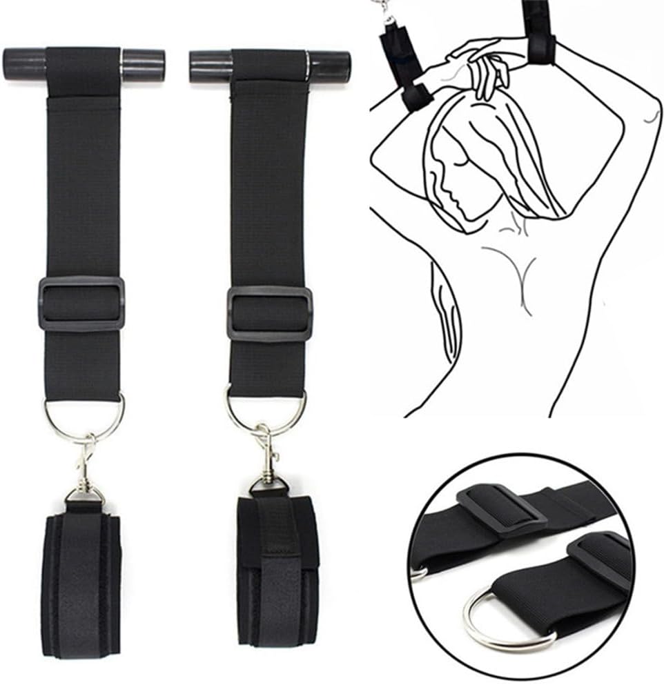 EuphoriaVine Door Hanging Swing Straps | Portable BDSM Bondage Restraints