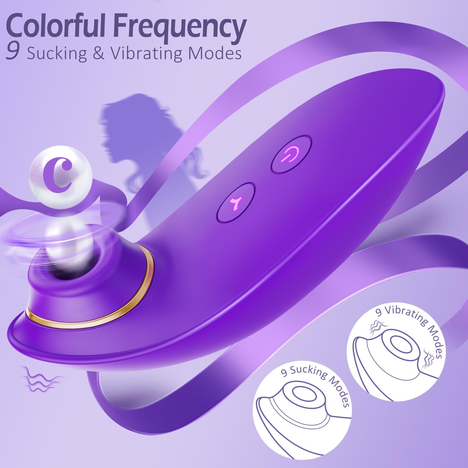 PhantomPlume Clitoral Sucking Vibrator