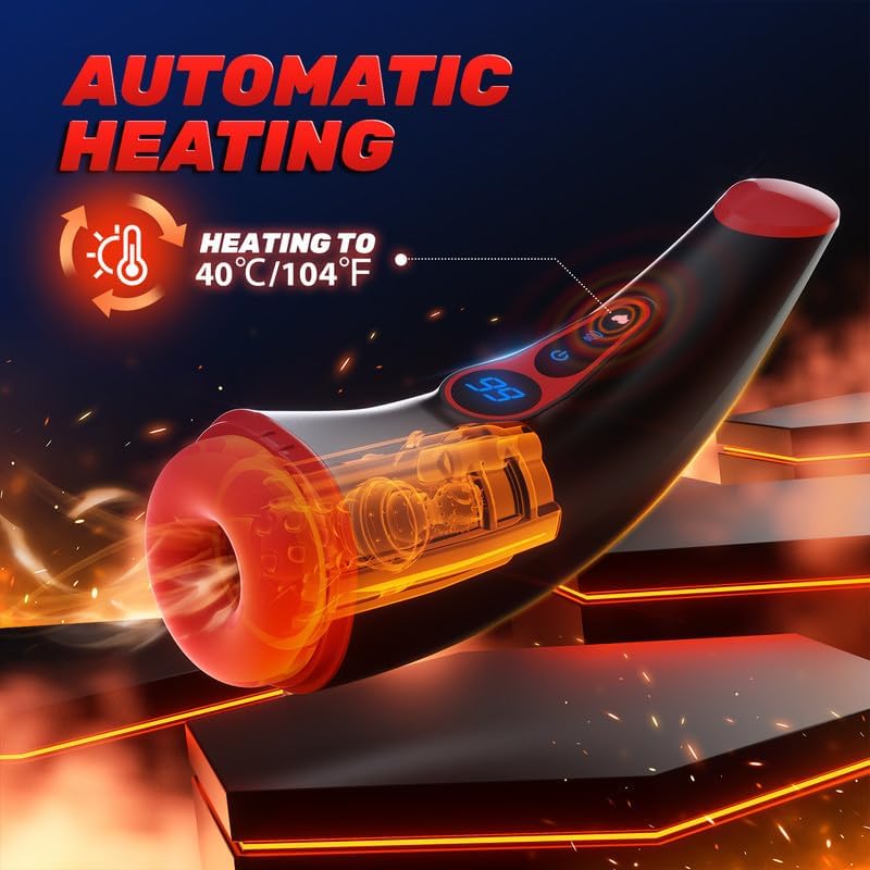 EmberHold App-Controlled Heating Male Masturbator