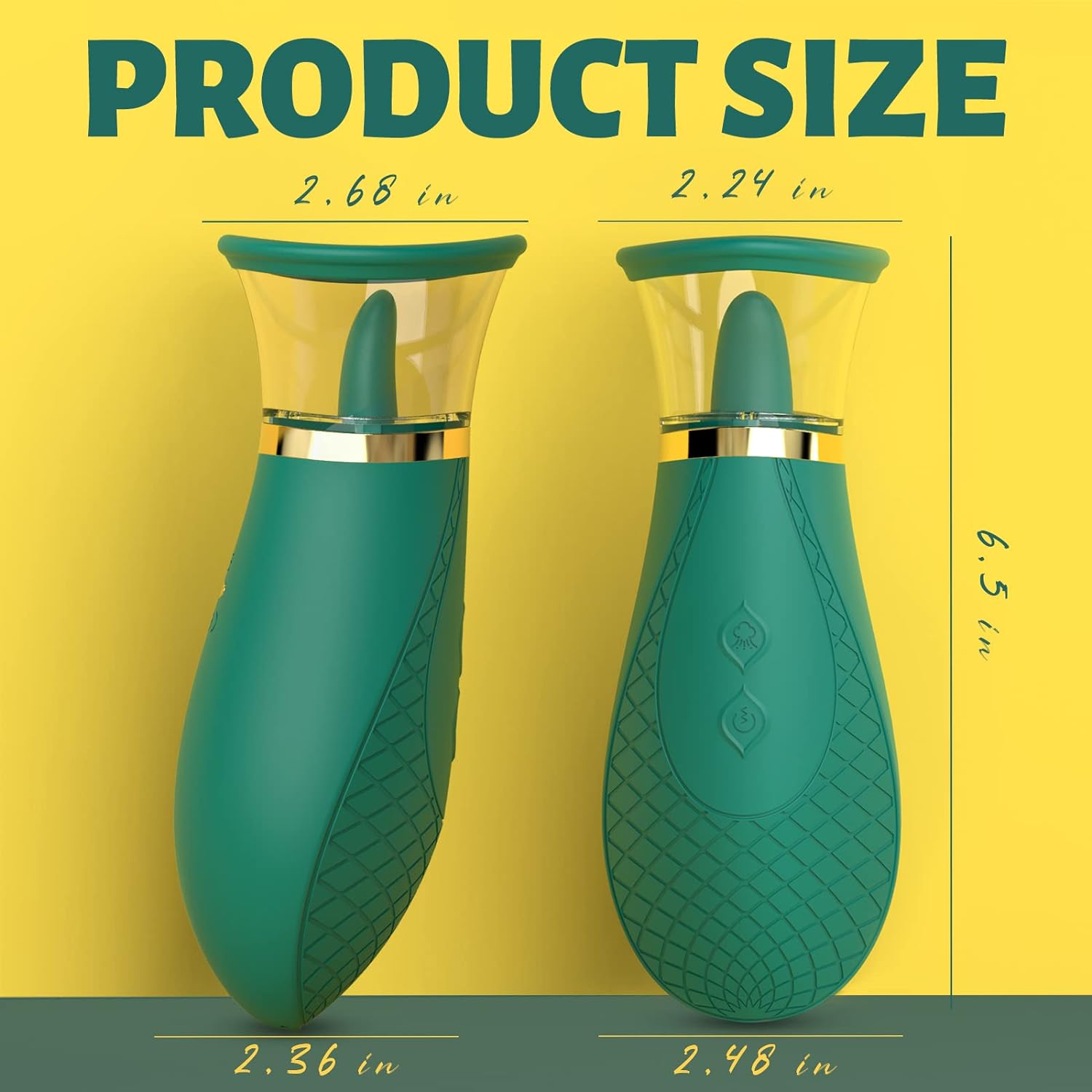 TingleBreeze Clitoral Sucker with Licking Tongue