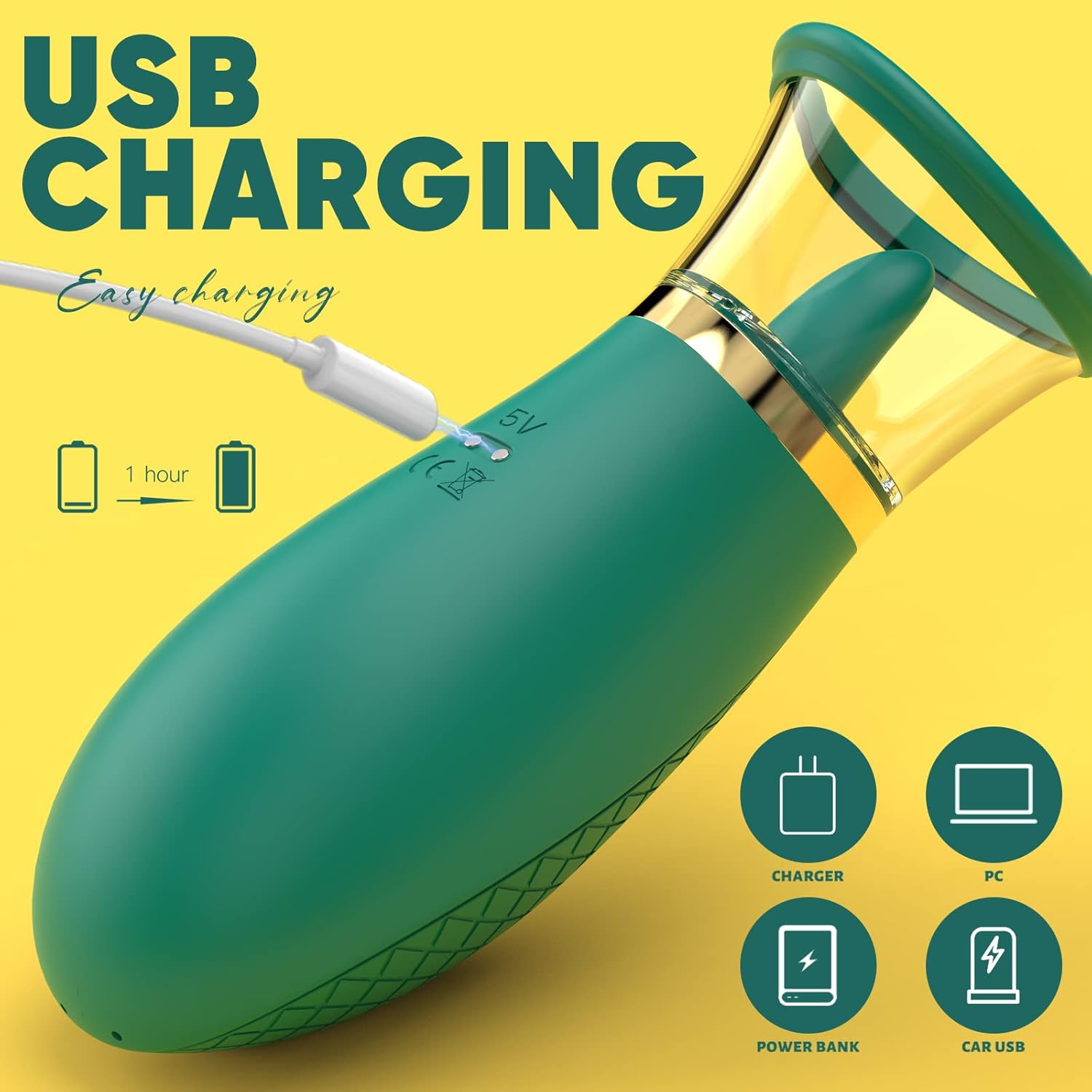 TingleBreeze Clitoral Sucker with Licking Tongue