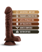 Coverboy The DJ 9" Dildo - Chocolate