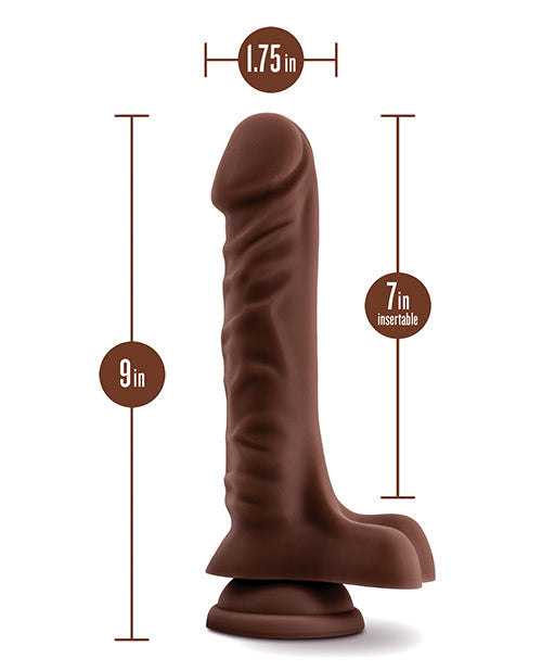 Coverboy The DJ 9" Dildo - Chocolate