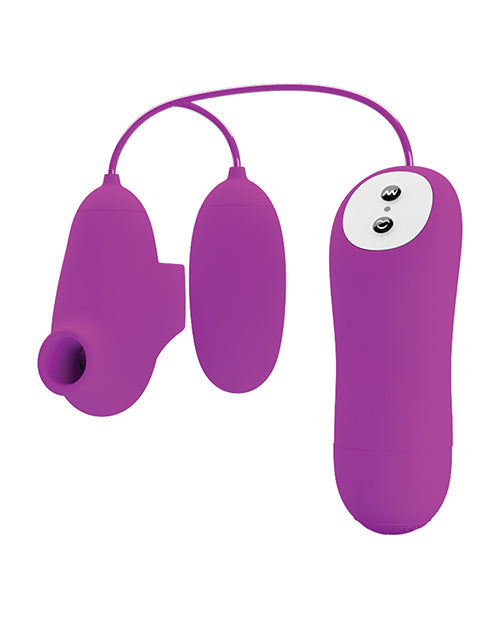 Suction & Vibro Bullets - Fuchsia
