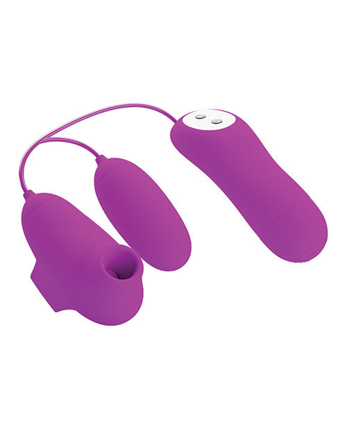 Suction & Vibro Bullets - Fuchsia