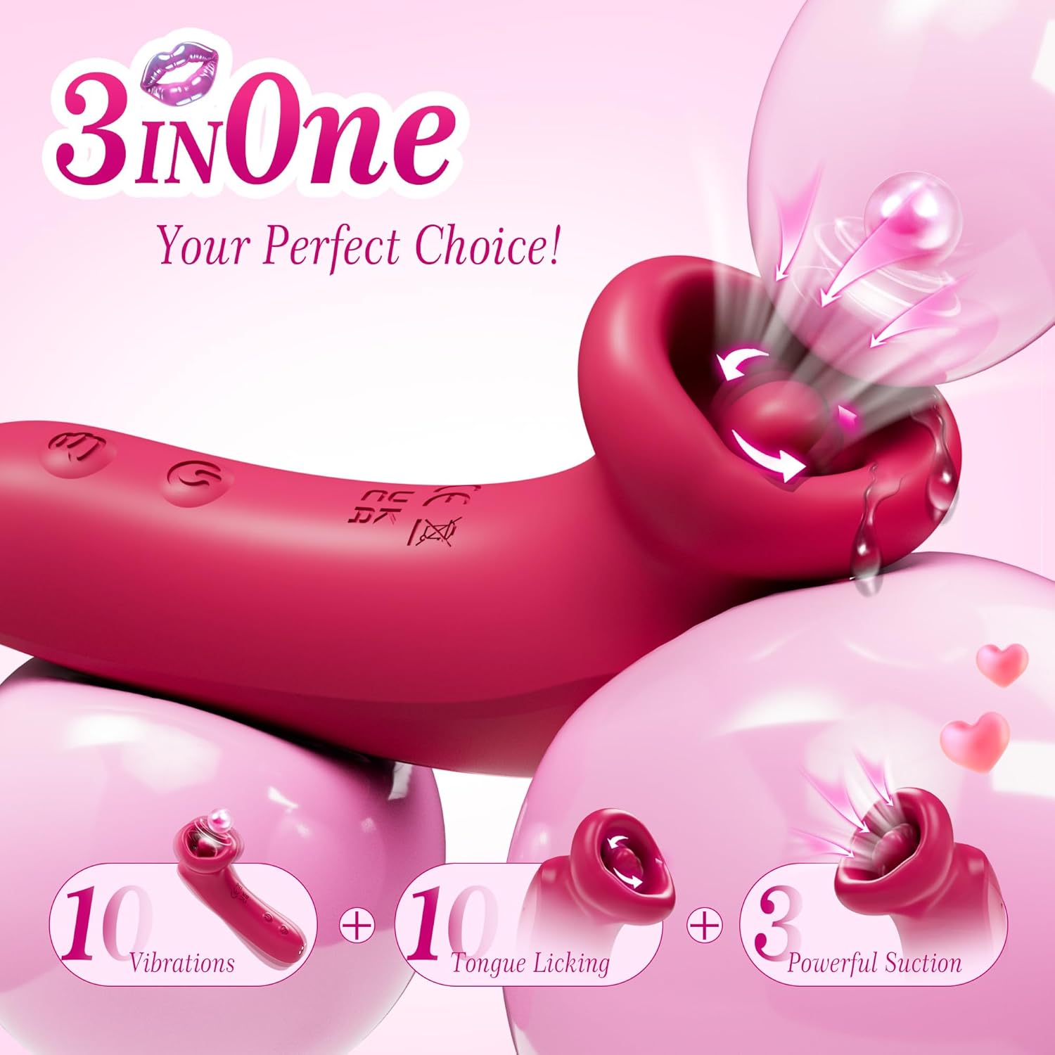SilkPulse Tongue Licking & Vibrating Stimulator