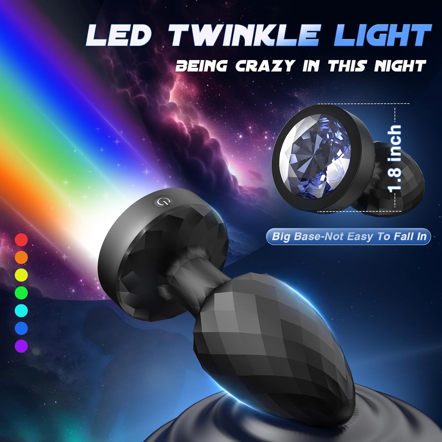 StormTease 360° Powerful Swiveling Anal Vibrator