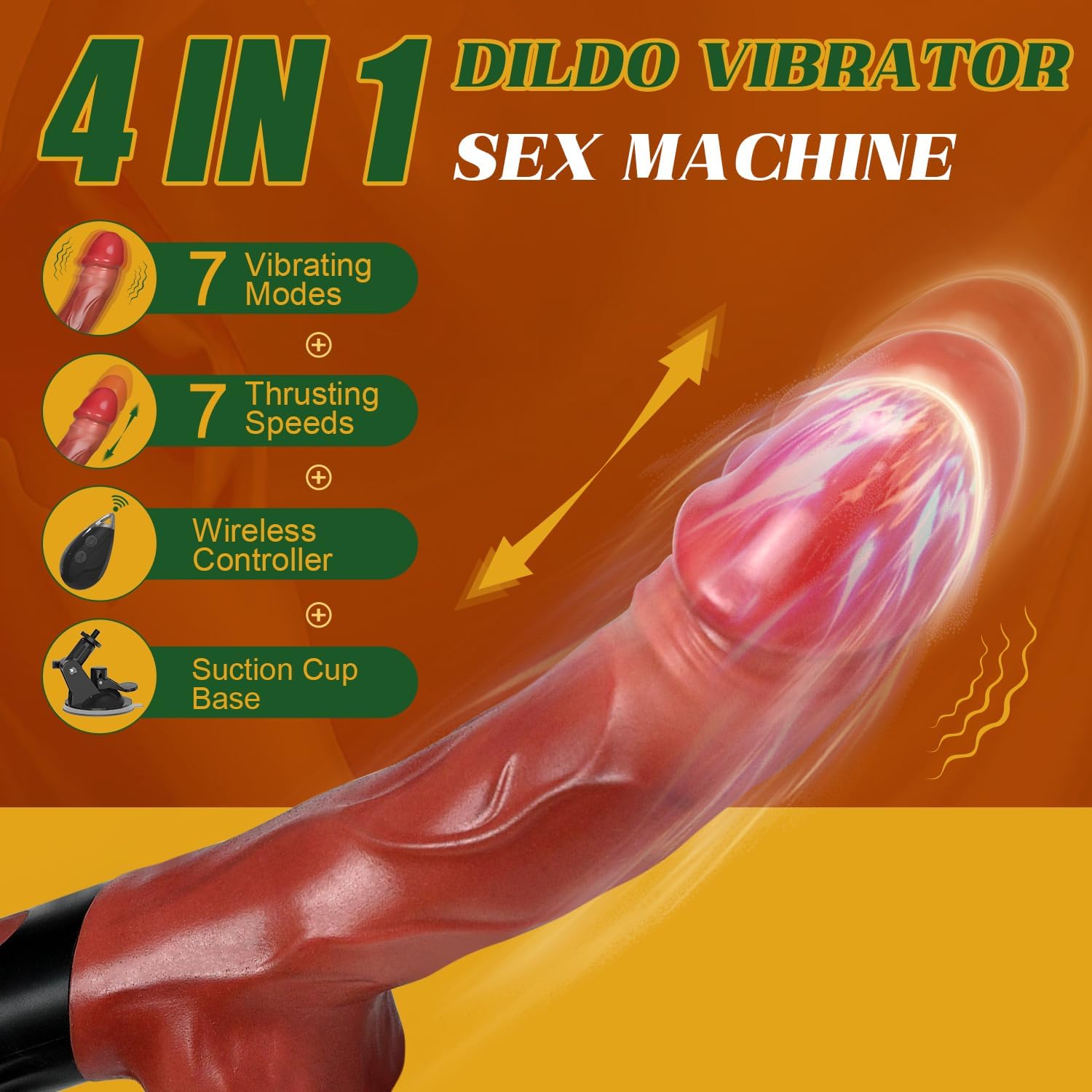 EchoPress Thrusting Dildo Vibrator Machine