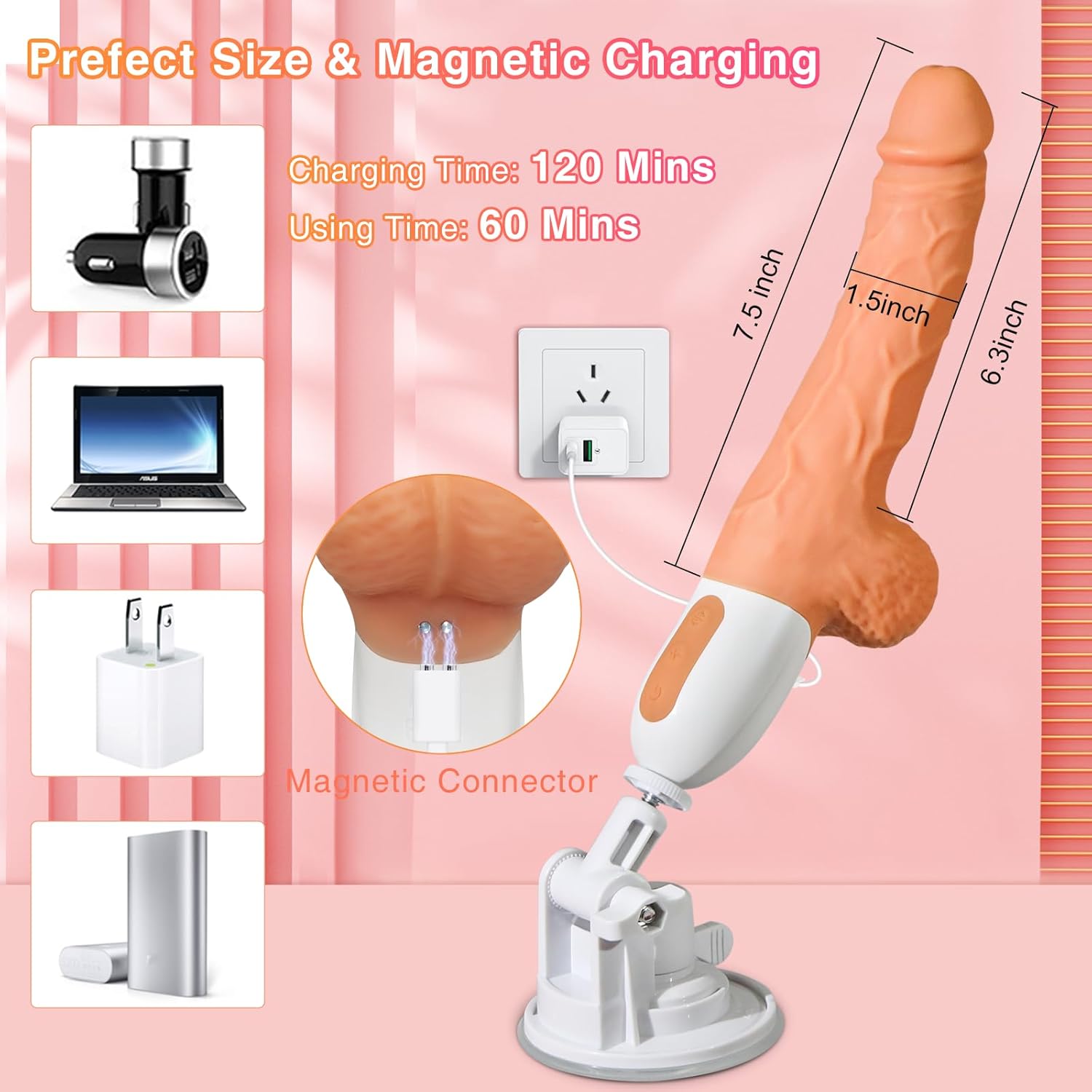 StormMotion Thrusting Dildo Sex Machine