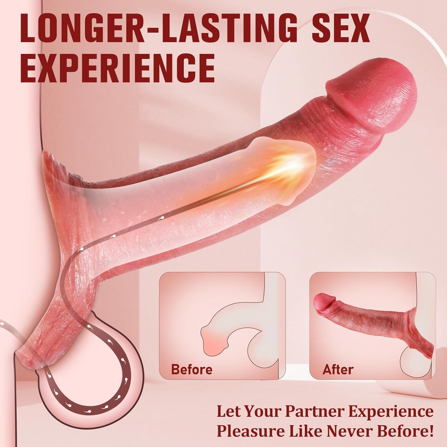 PrimeDepth Reusable Penis Sleeve Extender