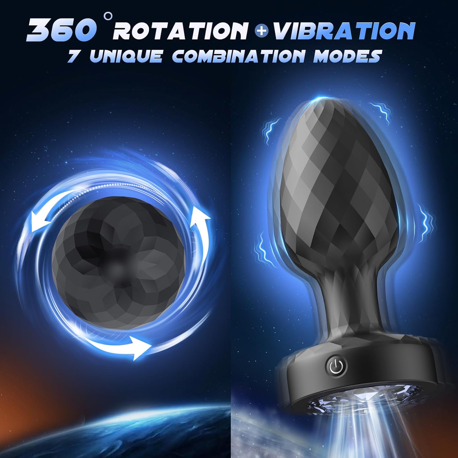StormTease 360° Powerful Swiveling Anal Vibrator