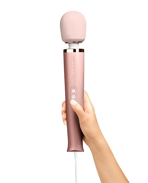 Le Wand Plug-In Vibrating Massager - Rose Gold