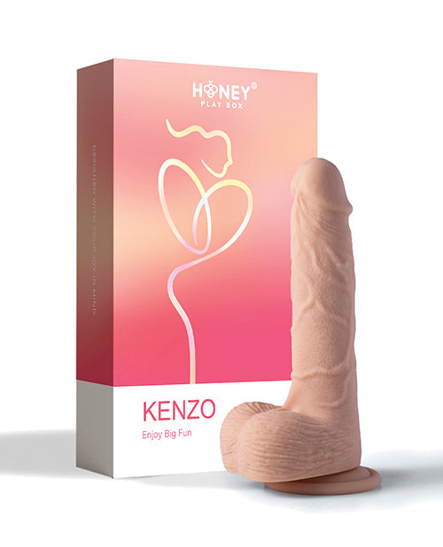 Kenzo 9.5" Thrusting Dildo - Ivory