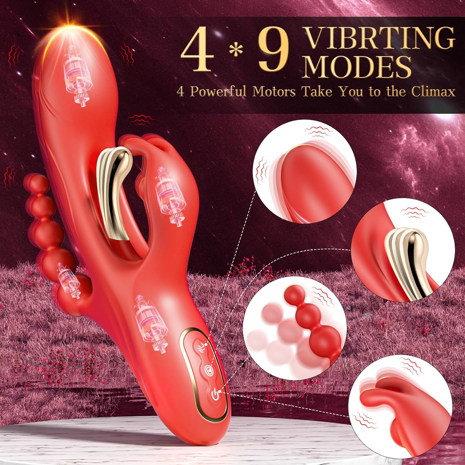 FawnTouch G-Spot Rabbit Dildo Vibrator