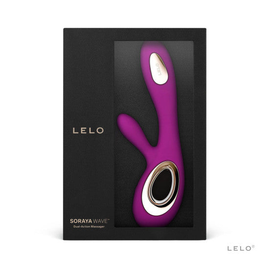 LELO Soraya Wave Rabbit Vibrator - Deep Rose