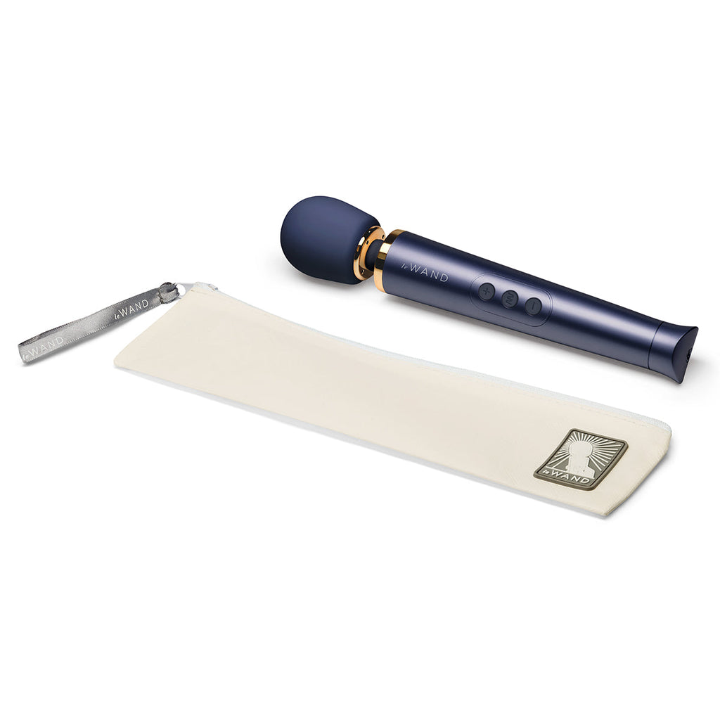 Le Wand Petite Vibrating Massager - Navy Blue