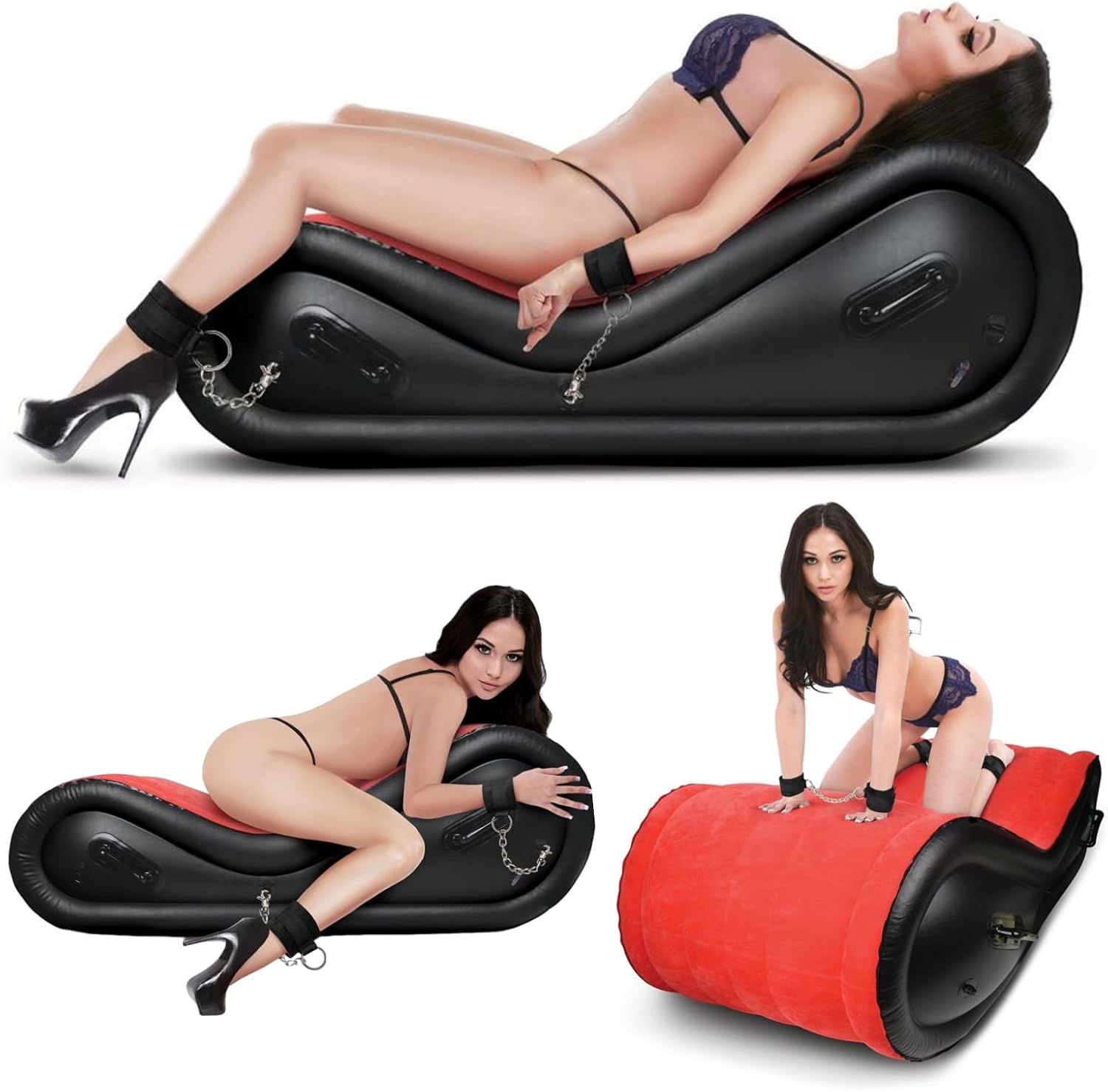 AirSupport Bondage BDSM Sex Sofa with Restraint Cuffs