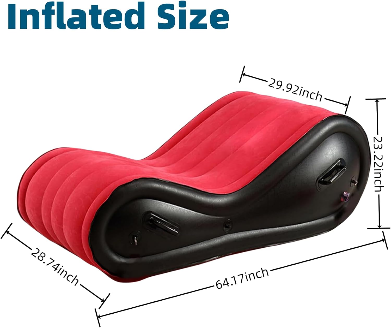 AirSupport Bondage BDSM Sex Sofa with Restraint Cuffs