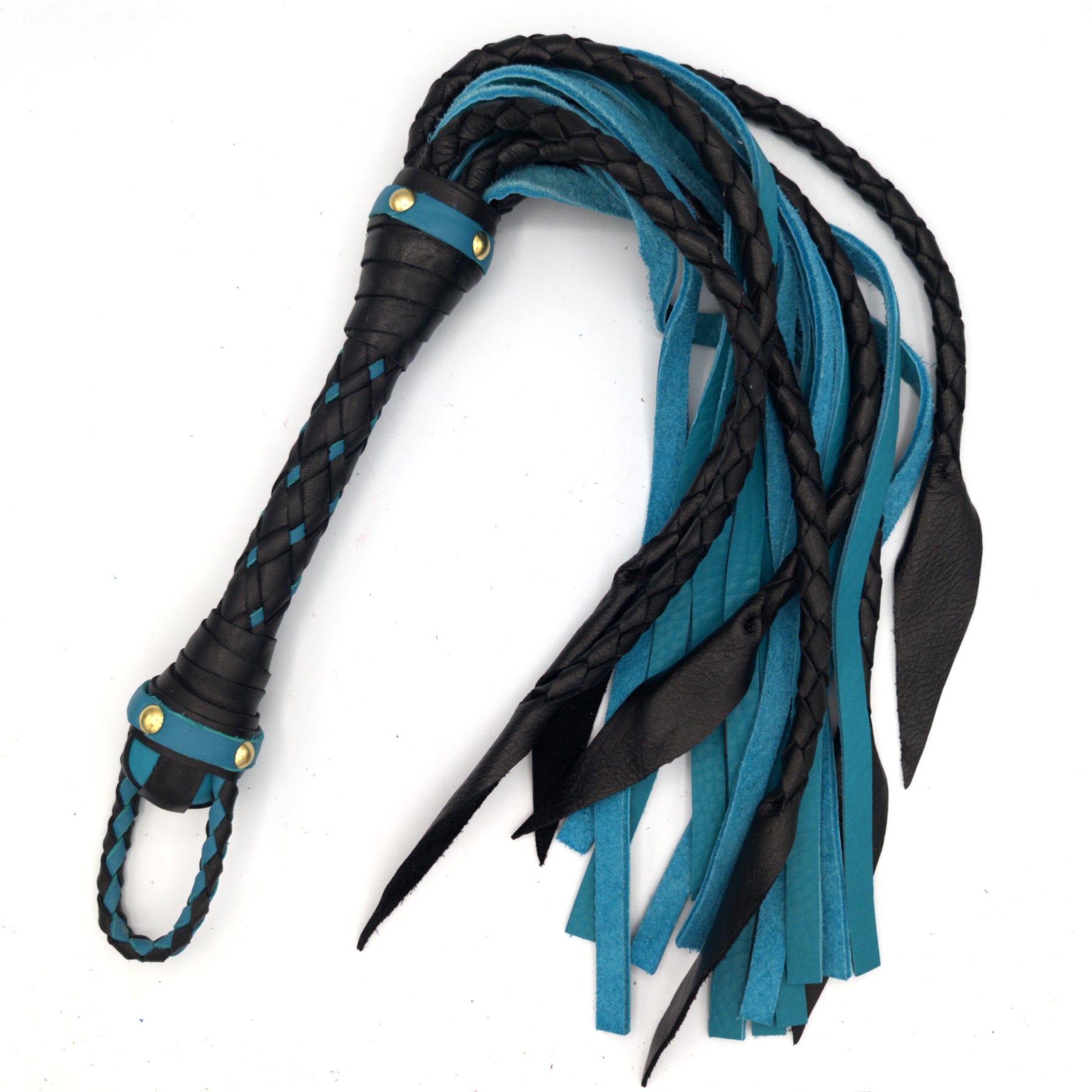 Squid Cat Flogger! - Hybrid Braided Leather Flogger