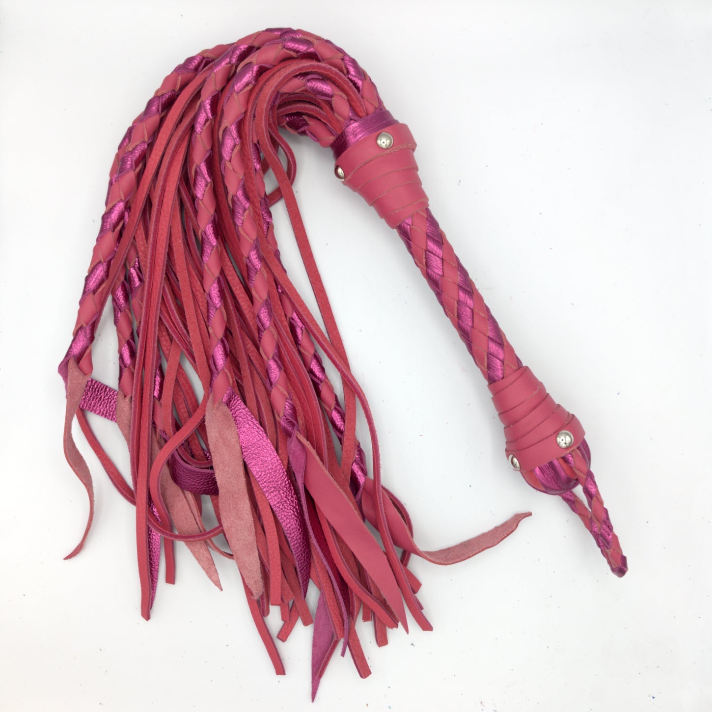 Squid Cat Flogger! - Hybrid Braided Leather Flogger