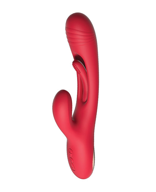 Bora Rabbit Tapping G-Spot Vibrator - Red