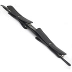 Real Cowhide Leather Padded Wrist & Ankle Cuffs Restraints with Spreader or Leg Spread Bar