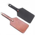 Real Cowhide Saddle Leather Spanking BDSM Paddle Slapper Lightweight Hand Made and Flexible