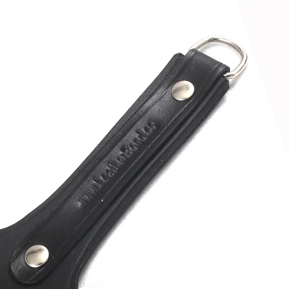 Real Cowhide Saddle Leather Spanking BDSM Paddle Slapper Lightweight Hand Made and Flexible