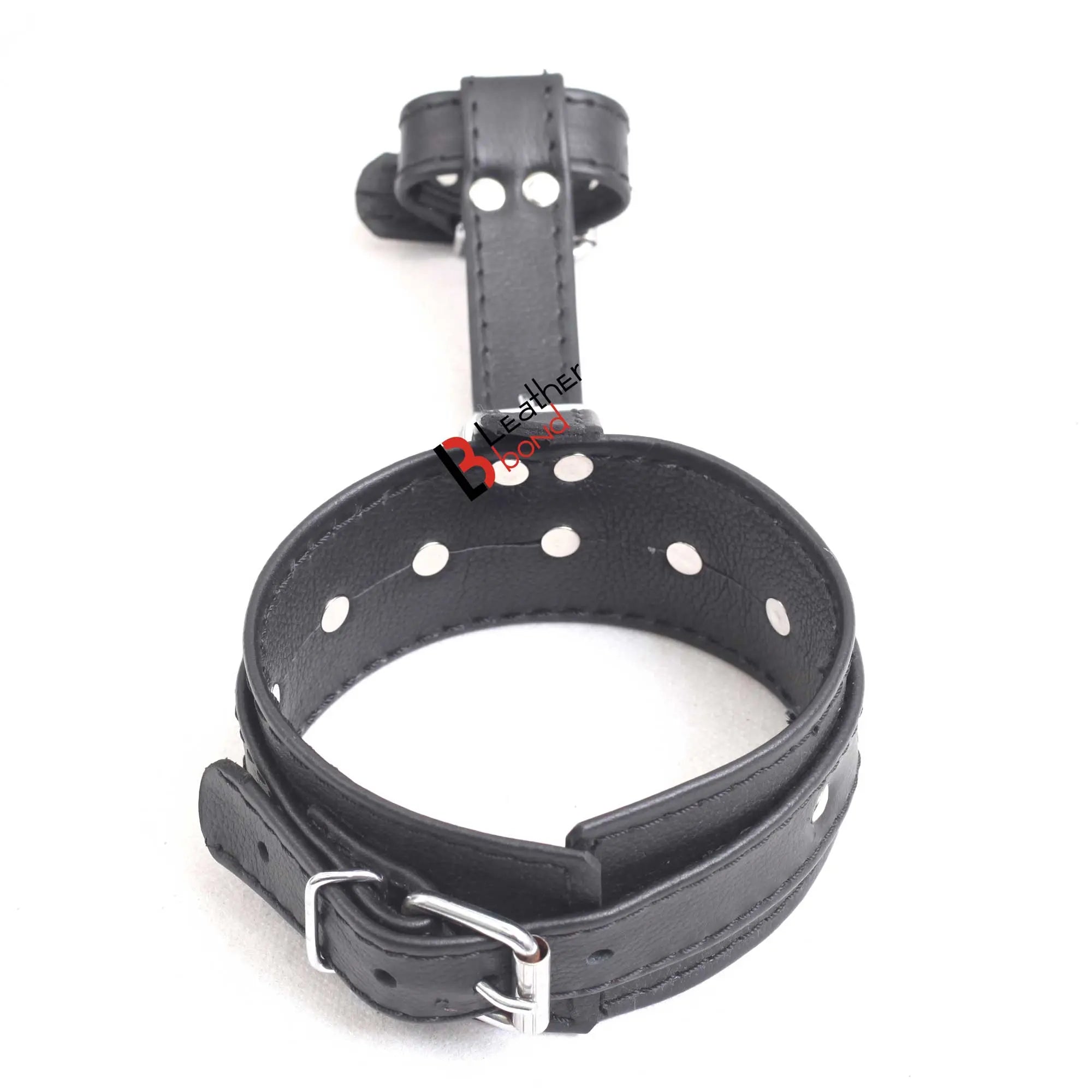 Ankle to Toe and Wrist to Thumb Cuff Strap Restraint Bondage Hand & Ankle Set Made of Real Cowhide Leather