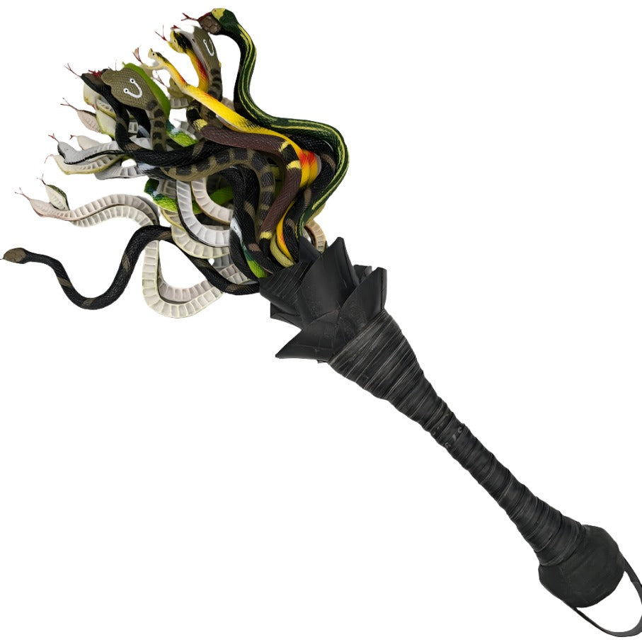 Rubber Snake Medusa Flogger - Vegan Flogger - Vegan Slapper