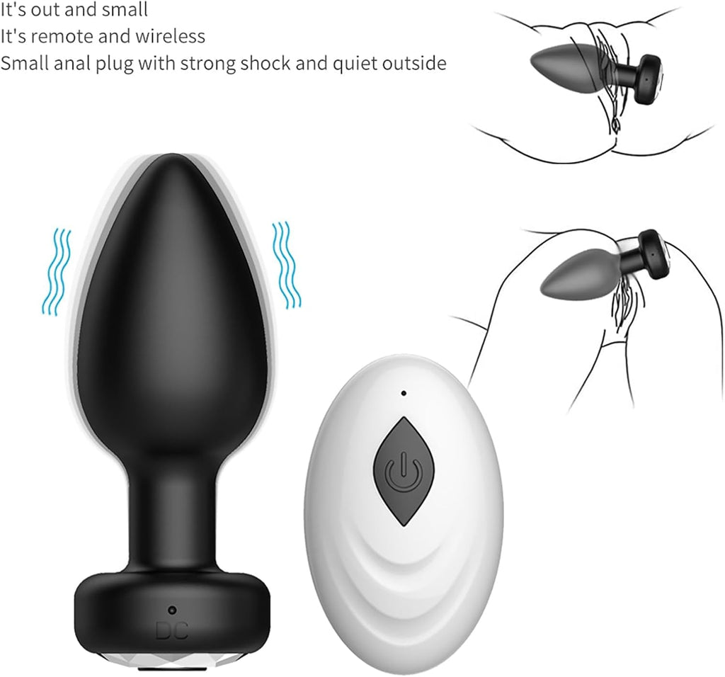 MidnightWhisper Remote Prostate Anal Plug