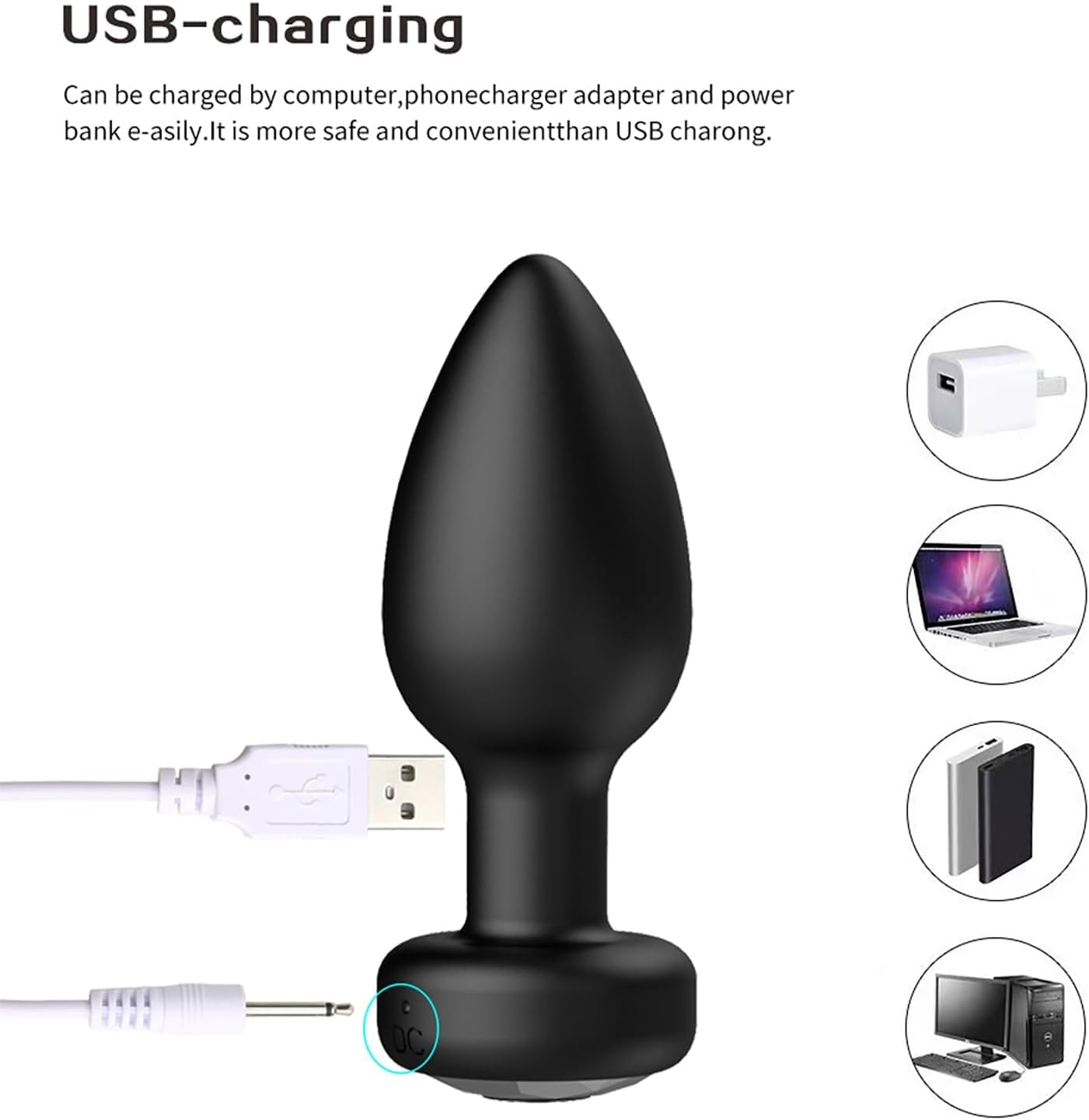 MidnightWhisper Remote Prostate Anal Plug