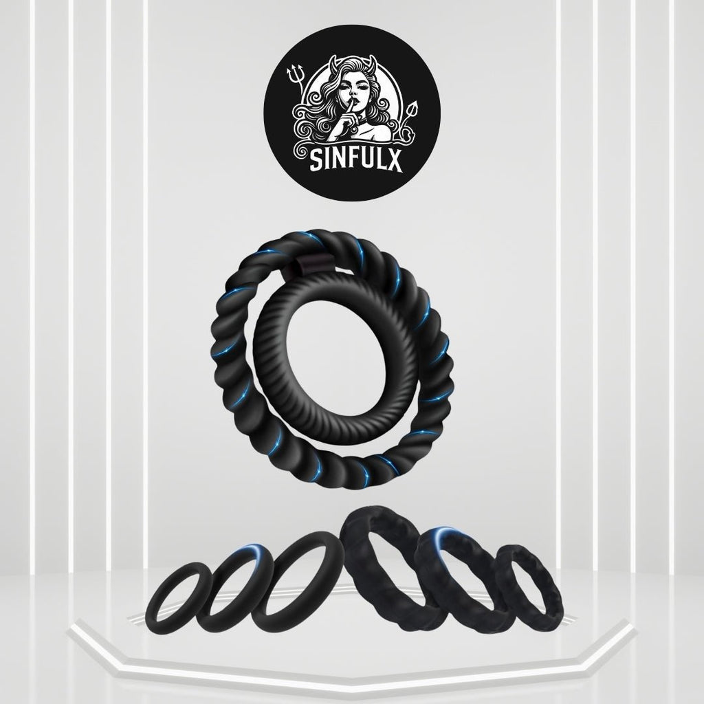 Premium Penis Ring Set for Enhanced Erection Support