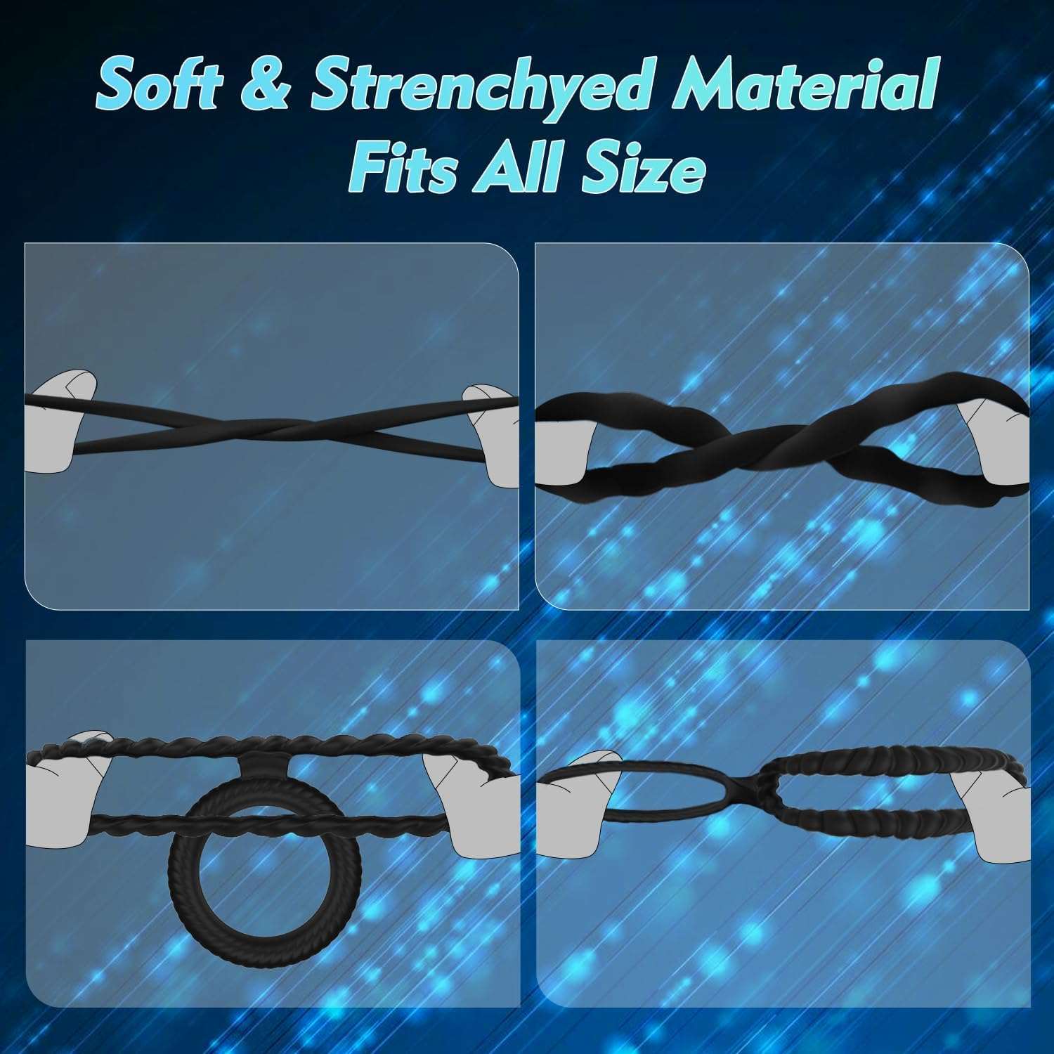 Premium Penis Ring Set for Enhanced Erection Support