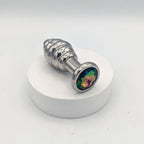 Anal Plug – Jeweled Butt Plug – Stainless Steel – Beehive