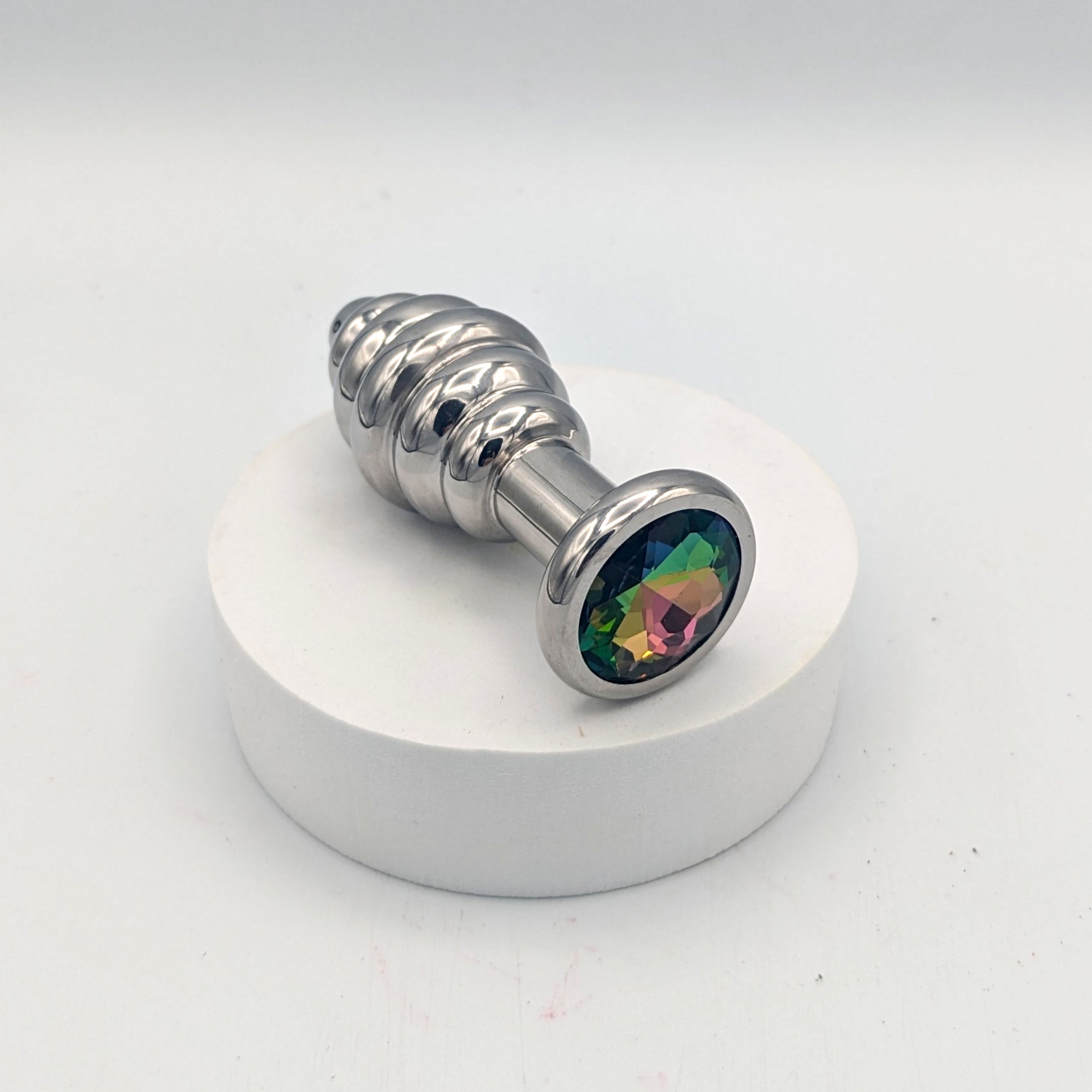 Anal Plug – Jeweled Butt Plug – Stainless Steel – Beehive