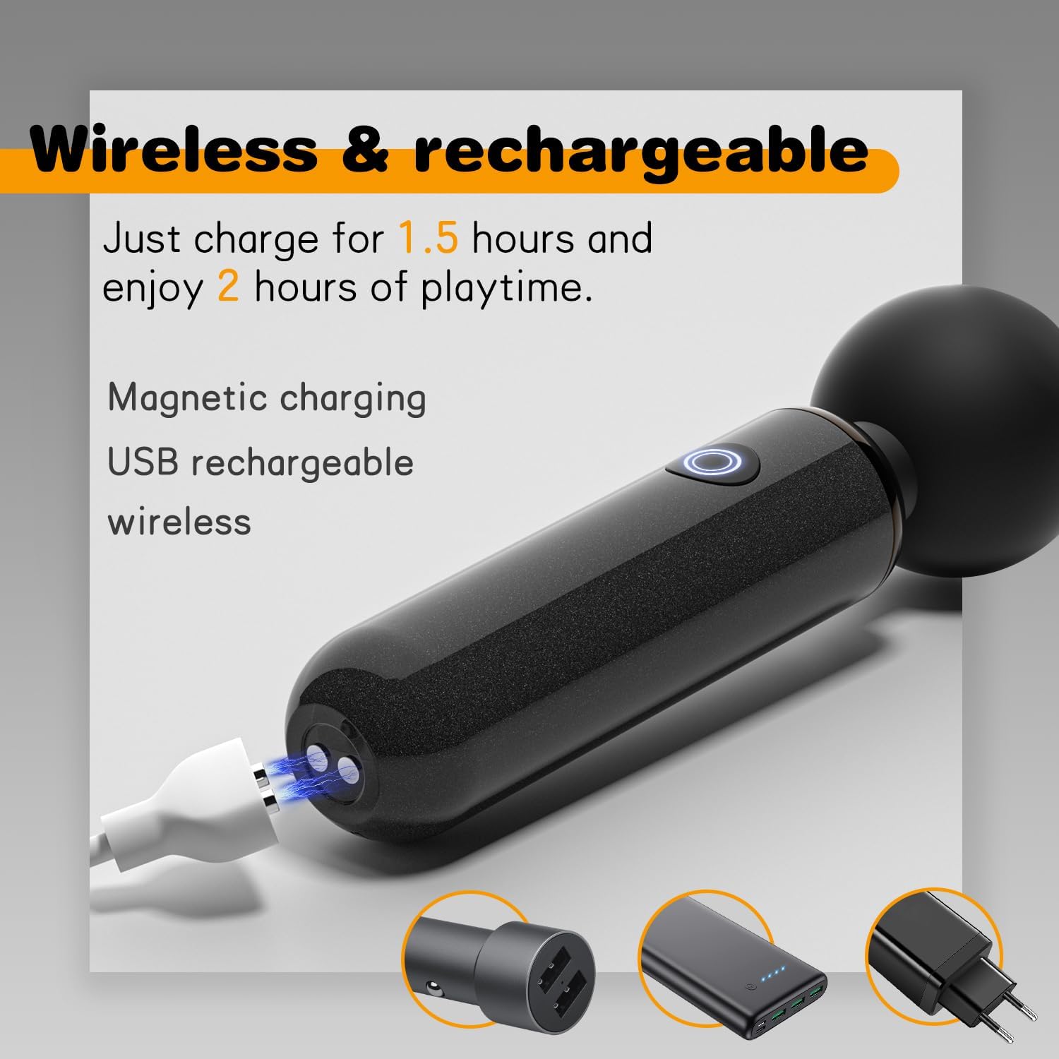 SerenityVibe Clitoral Stimulation Wand Vibrator