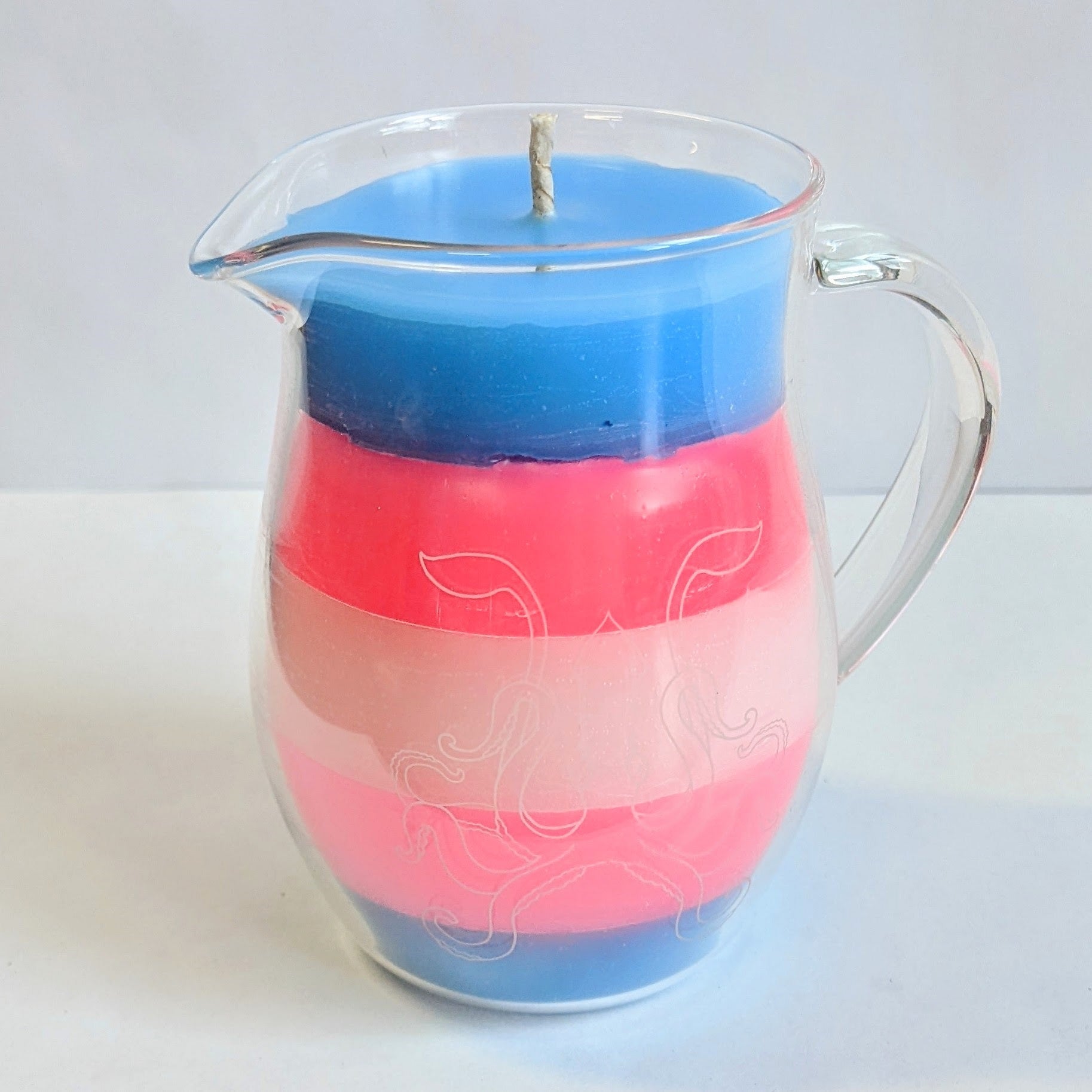 Pride flag in a Jar Wax Play Candle - Low Temp - Unscented - Pitcher Candle