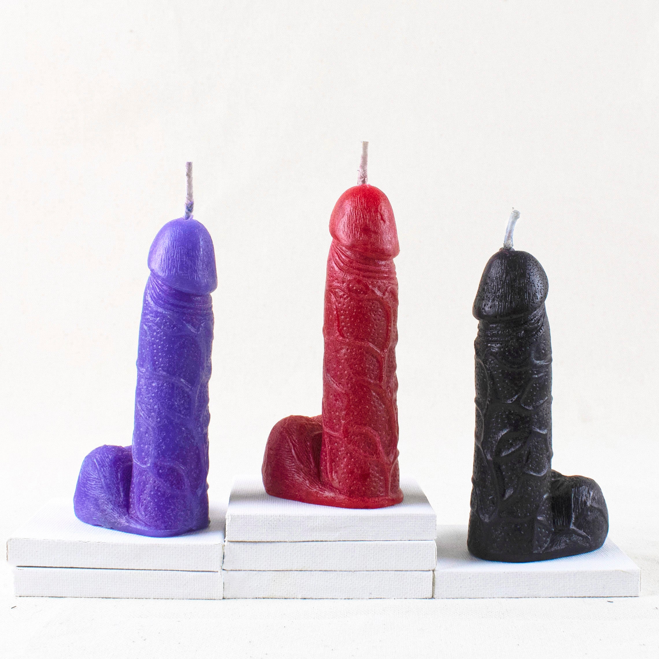 Flaming Hot Dicks - Penis Wax Play Candles - Cock Candles