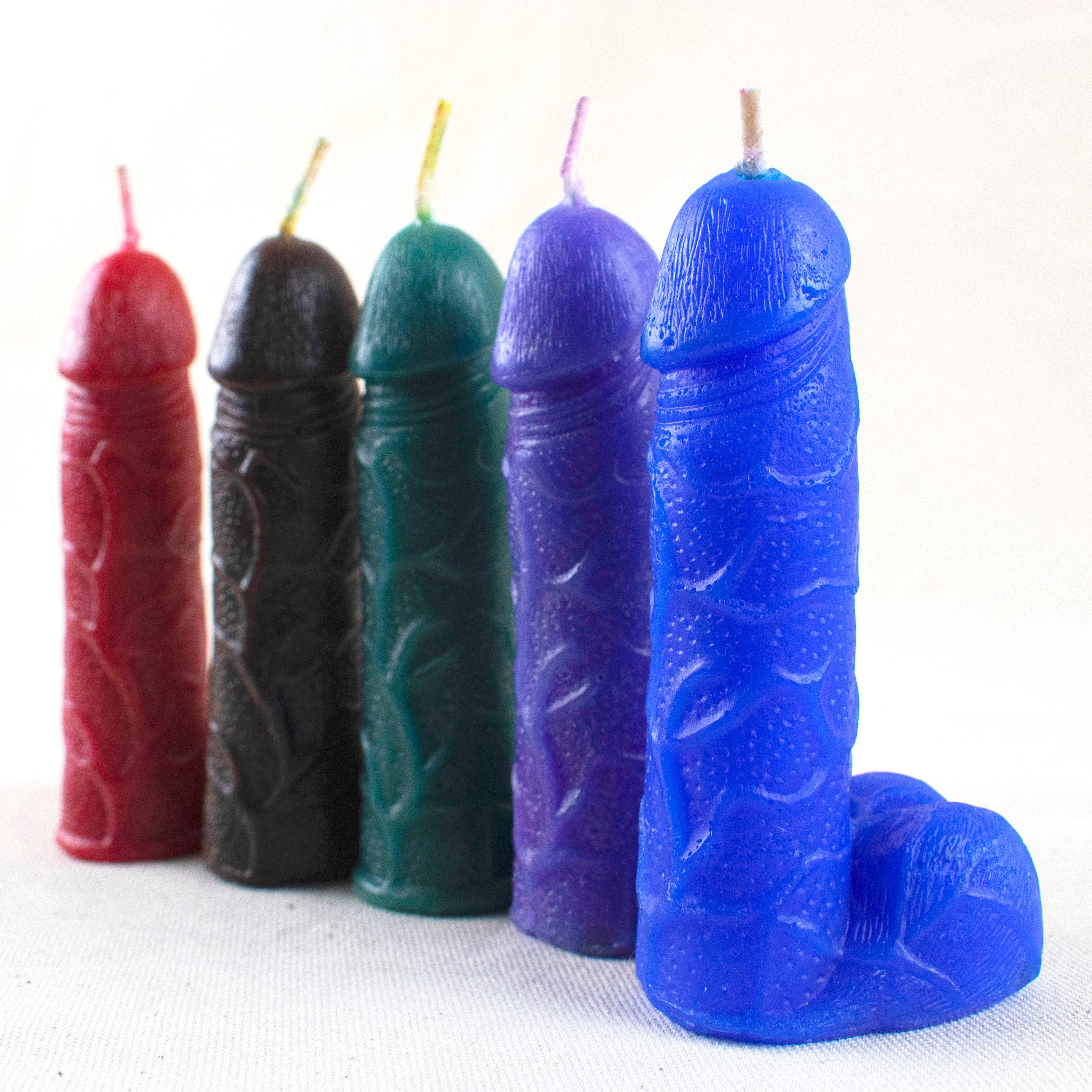 Flaming Hot Dicks - Penis Wax Play Candles - Cock Candles