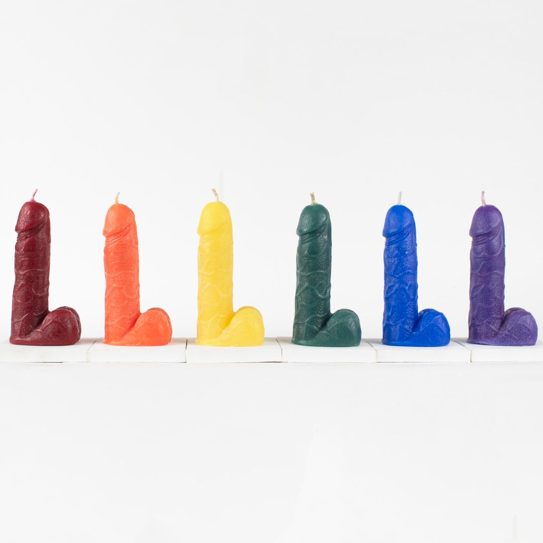 Flaming Hot Dicks - Penis Wax Play Candles - Cock Candles