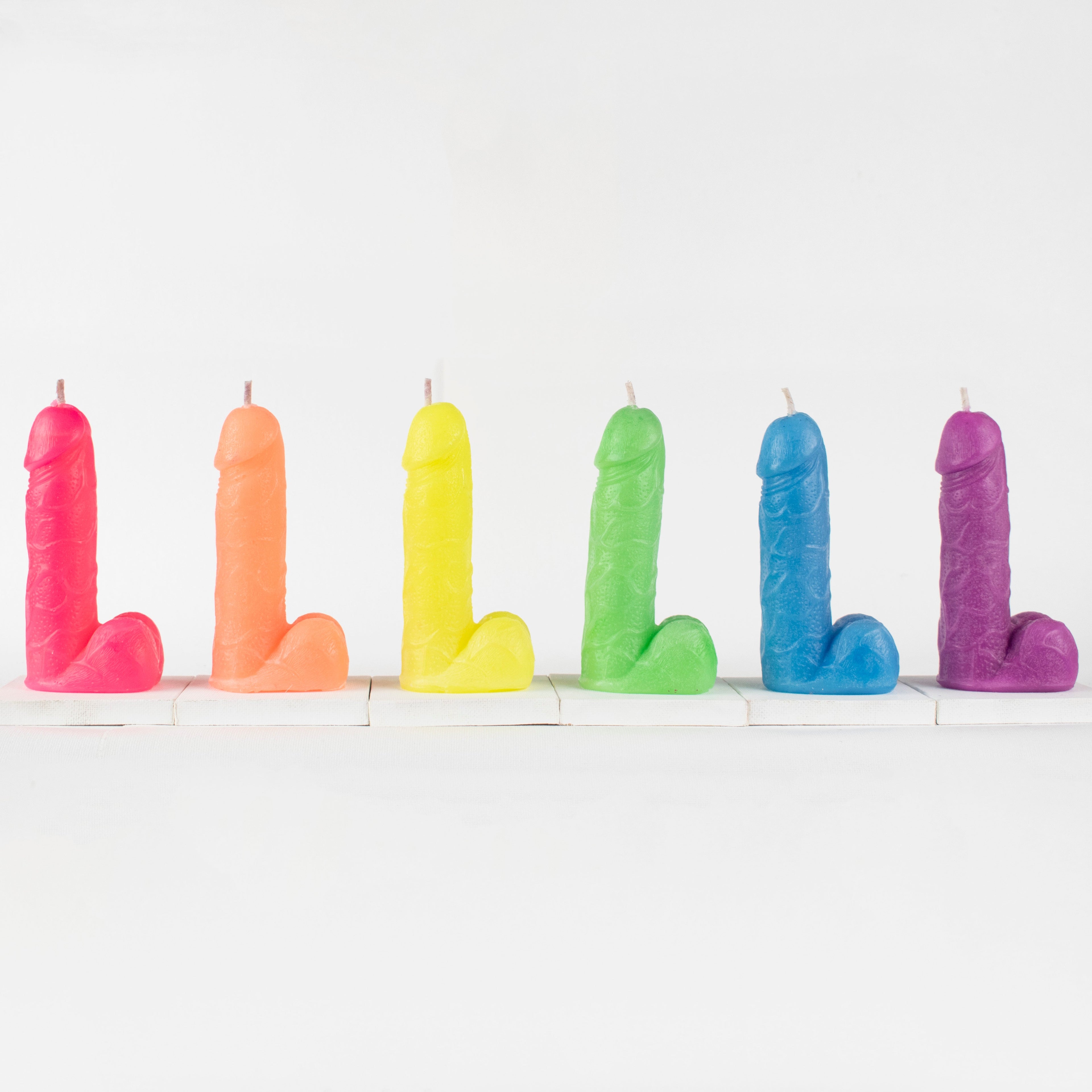 Flaming Hot Dicks - Penis Wax Play Candles - Cock Candles